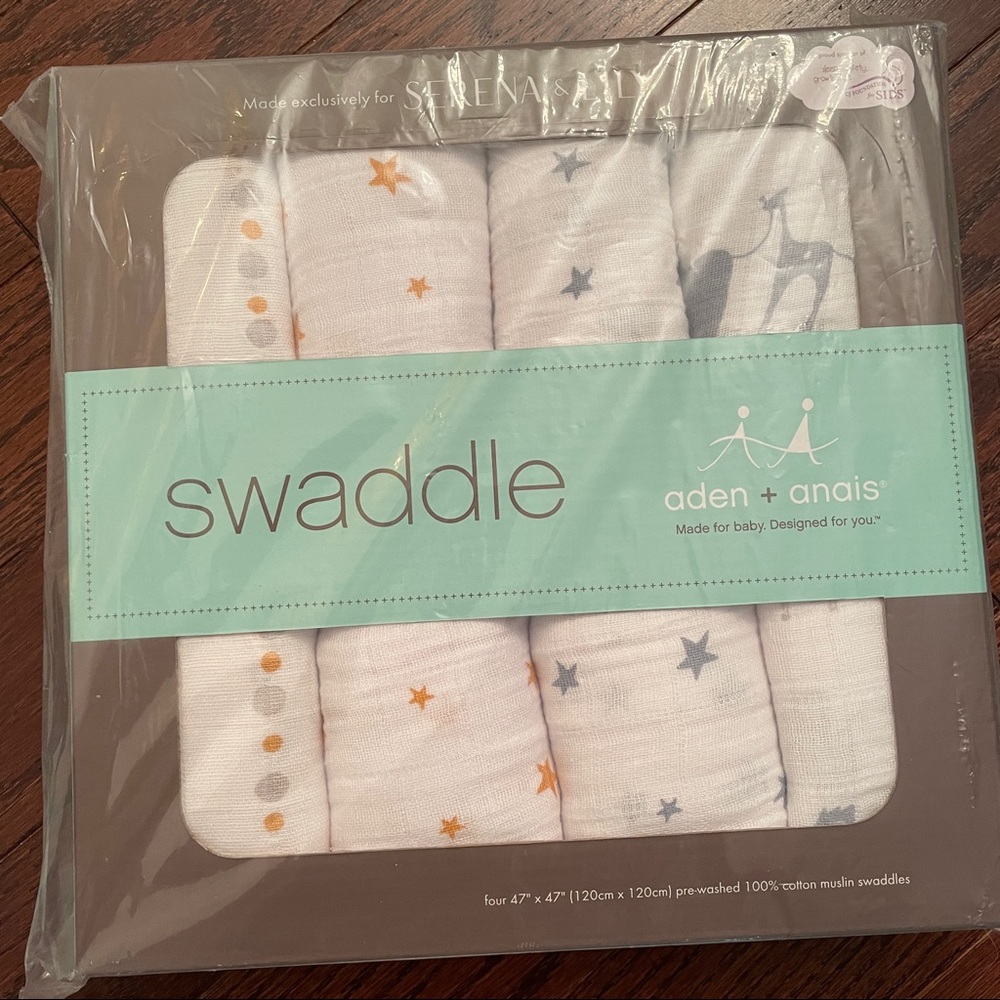 Serena & Lily x Aden + Anais swaddle blankets